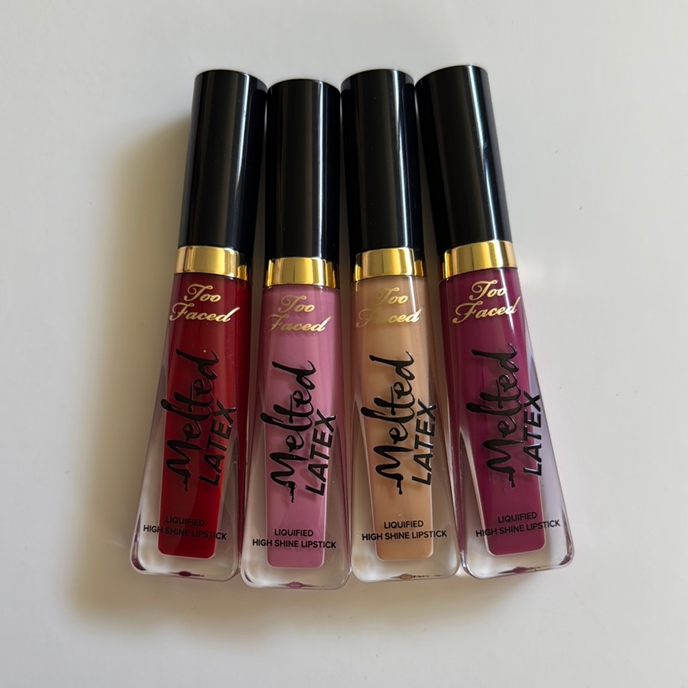 Too Faced Melted Latex High Shine Lipstick Set